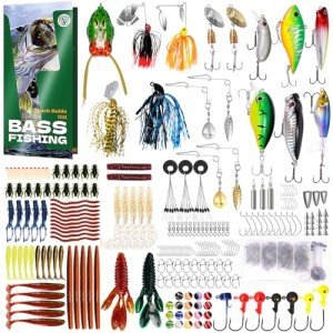 322-Piece Fishing Lures Kit for Bass & Trout