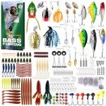 322-Piece Fishing Lures Kit for Bass & Trout