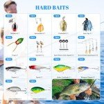 322-Piece Fishing Lures Kit for Bass & Trout