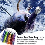 Trolling Lure Kit for Deep Sea Fishing, 6 Pack