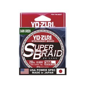 Yo-Zuri Super Braid 20LB Dark Green 300 Yards