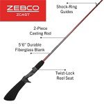Zebco Z-Cast 5'6" Fishing Rod - Red