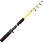 Eagle Claw 5’6” Telescopic Spincast Rod - Yellow
