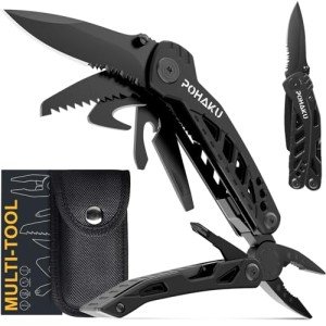 Survival Multitool Knife with Safety Lock