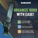BoatBuckle Retractable Rod Tie-Downs - 2 Pack