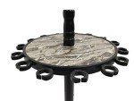 Camo Round Floor Rack for 15 Fishing Rods