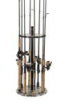 Camo Round Floor Rack for 15 Fishing Rods