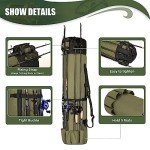 Wowelife Fishing Rod and Reel Carrier Bag