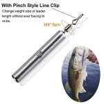 THKFISH 28pcs Fishing Weights Drop Shot Kit