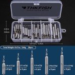 THKFISH 28pcs Fishing Weights Drop Shot Kit