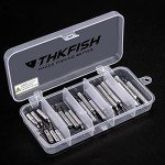 THKFISH 28pcs Fishing Weights Drop Shot Kit