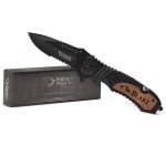 Custom Laser Engraved Pocket Knife for Outdoor Use