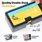 Bass Fishing Lures Kit with Tackle Box