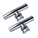 Boat Fishing Rod Holder Clamp - 2 Pack