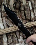 Mossy Oak Tactical Bowie Knife with Sheath & Accessories