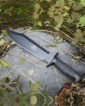 Mossy Oak Tactical Bowie Knife with Sheath & Accessories
