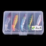 HENGJIA Bass Fishing Lures Kit with Rotating Tail