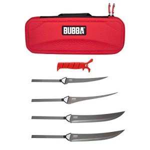 BUBBA Interchangeable Blade Fishing Knife with Grip