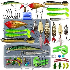 Comprehensive Fishing Lures Kit for Bass & Trout