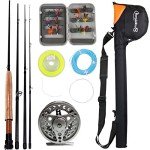 Sougayilang Fly Fishing Rod and Reel Combo Kit