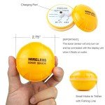 Wireless Fish Finder with Depth and Temperature Display