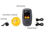 Wireless Fish Finder with Depth and Temperature Display