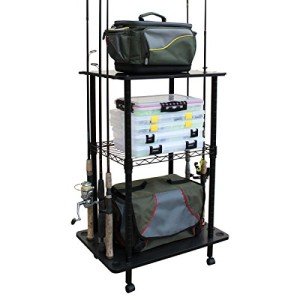12 Rod Tackle Cart Organizer for Fishing Gear