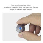 TaoTaoChong Oval Egg Sinkers Fishing Weights