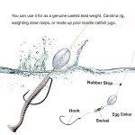 TaoTaoChong Oval Egg Sinkers Fishing Weights