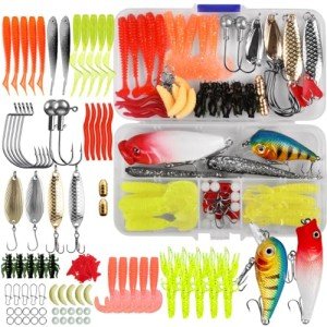 88PCS Fishing Lures Tackle Kit for Trout & Bass