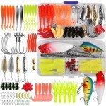 88PCS Fishing Lures Tackle Kit for Trout & Bass