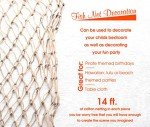 Nautical Cotton Fish Net Decorations for Parties