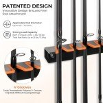 KastKing V15 Vertical Fishing Rod Wall Rack