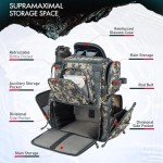 Piscifun Waterproof Fishing Gear Backpack with 4 Boxes