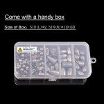 106-Piece Assorted Fishing Weights Kit with Tackle Box