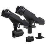 Adjustable Fishing Rod Holder 2-Pack – Black