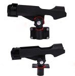 Adjustable Fishing Rod Holder 2-Pack – Black