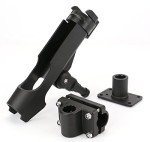 Adjustable Fishing Rod Holder 2-Pack – Black