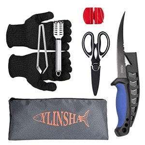 7-Piece Fishing Knife and Cleaning Kit