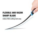 FLISSA 4-Piece Fillet Knife Set with Pouch