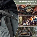 Dragon Riot 5" Black Stainless Fishing Fillet Knife