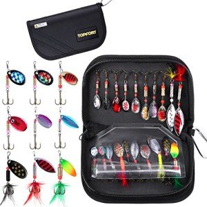 TOPFORT Fishing Lures Kit with Carry Bag