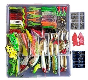 275-Pc Fishing Lure Set for Bass and Trout