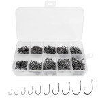500pcs Fishing Hooks Set - Freshwater & Saltwater