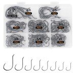 UCEC Strong Offset Circle Fishing Hooks Set