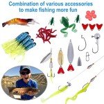 PLUSINNO 201-Piece Fishing Gear Accessory Kit