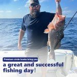 UCEC Strong Offset Circle Fishing Hooks Set