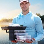 Sougayilang Portable 4-Layer Fishing Tackle Box