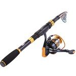 Sougayilang Telescopic Fishing Rod and Reel Combo