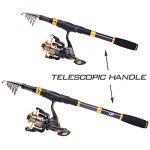 Sougayilang Telescopic Fishing Rod and Reel Combo